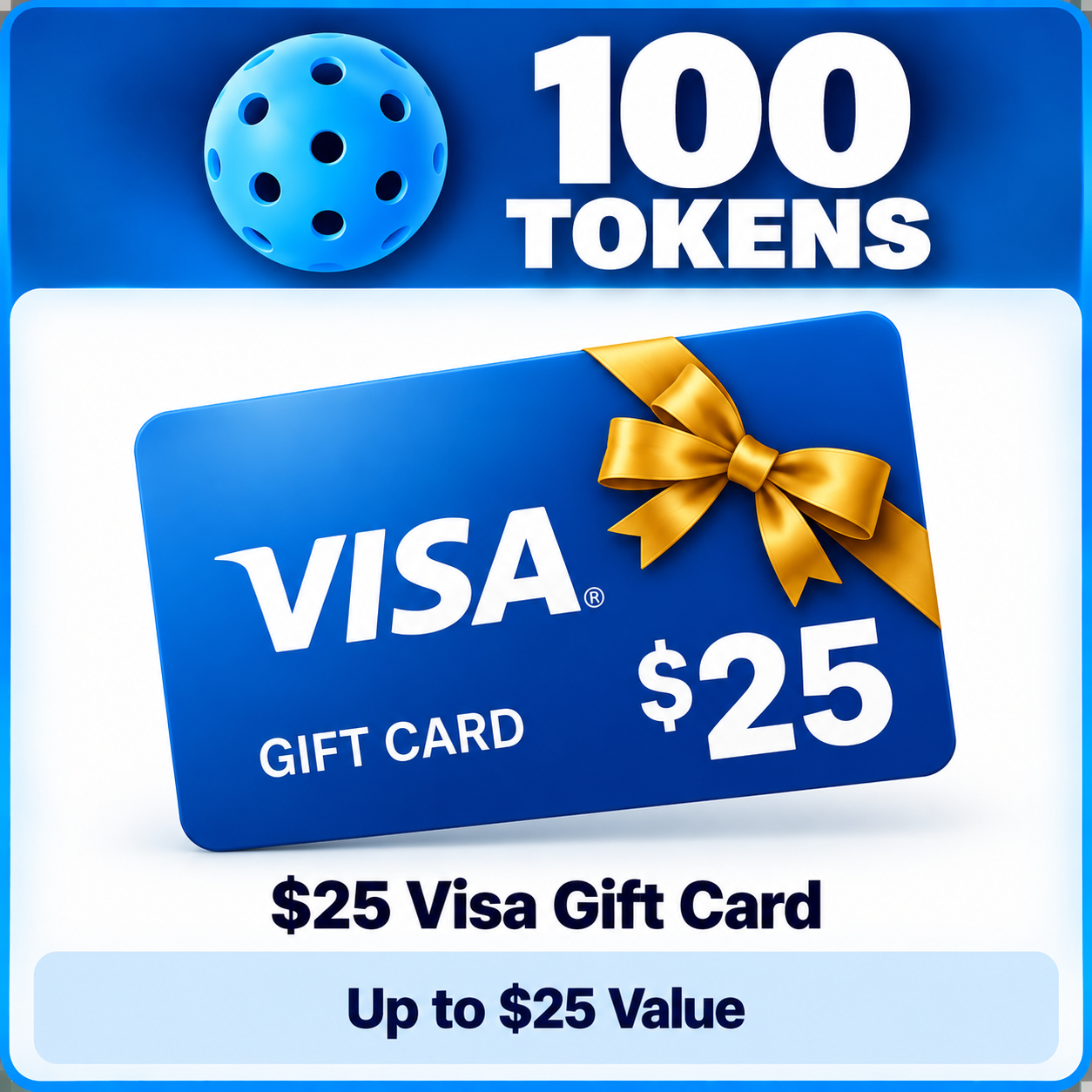 100 token reward